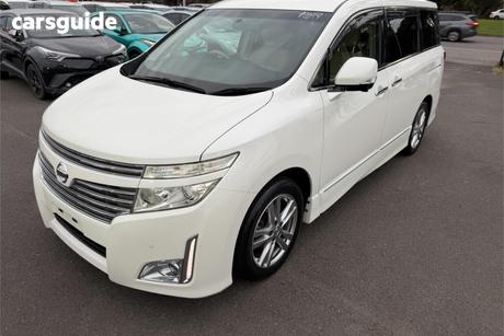 White 2011 Nissan Elgrand Wagon Rider
