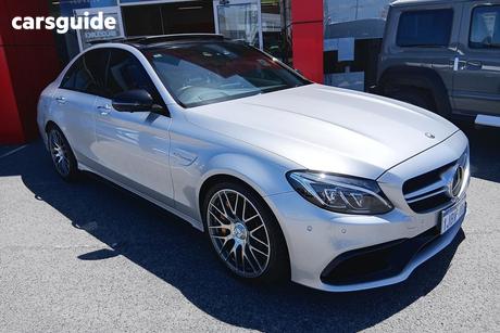 Silver 2017 Mercedes-Benz C63 Sedan S