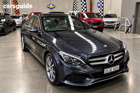 Grey 2016 Mercedes-Benz C200 Sedan