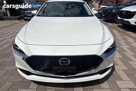 White 2025 Mazda 3 Sedan G25 Gt Vision