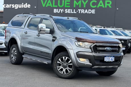 Silver 2016 Ford Ranger Dual Cab Pick-up Wildtrak 3.2 (4X4)