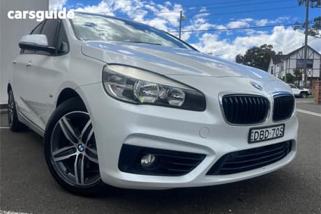White 2015 BMW 218D Wagon Active Tourer Sport Line