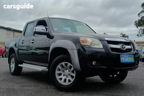 Black 2007 Mazda BT-50 Dual Cab Pick-up B3000 Sdx (4X4)
