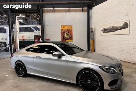 Silver 2016 Mercedes-Benz C300 Coupe