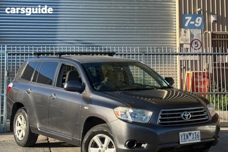Grey 2010 Toyota Kluger SUV