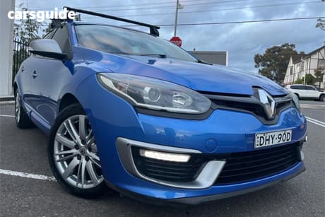 Blue 2015 Renault Megane Hatchback Gt-Line