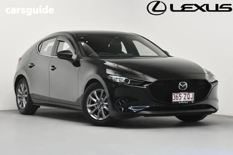 Black 2019 Mazda 3 Hatchback G20 Pure