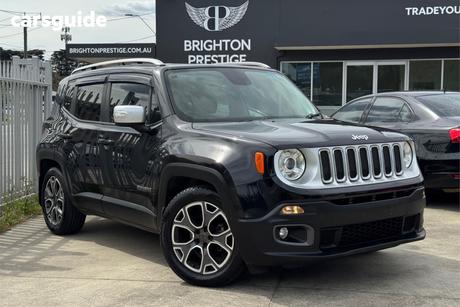 Black 2015 Jeep Renegade Wagon Limited