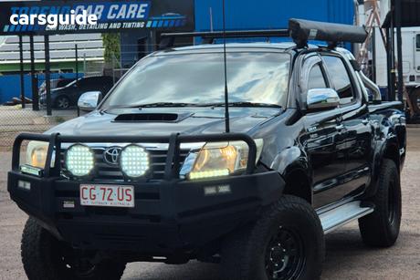 Black 2012 Toyota Hilux Dual Cab Pick-up Sr5 (4X4)