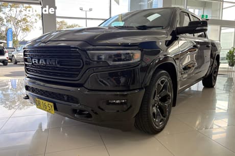 Black 2022 RAM 1500 Crew Cab Utility Limited Rambox (Hybrid)