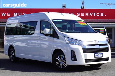 White 2023 Toyota HiAce Bus Slwb Commuter Gl (12 Seats)