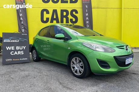Green 2011 Mazda 2 Hatchback Neo