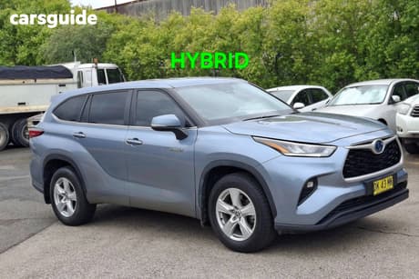 Blue 2024 Toyota Kluger Wagon Gx Hybrid Awd