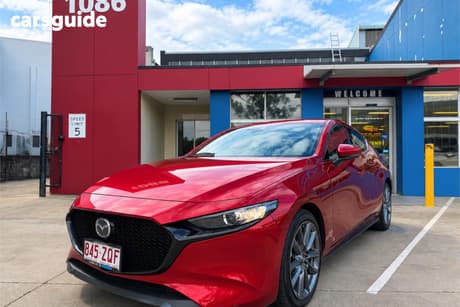 Red 2019 Mazda 3 Hatchback G20 Touring