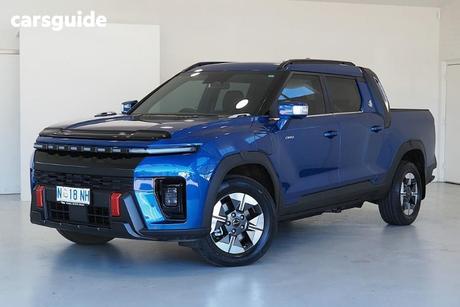 Blue 2026 KGM Musso Ev Crew Cab Pickup Awd