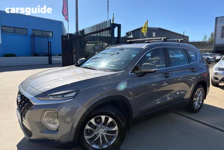 Grey 2018 Hyundai Santa FE Wagon Active Crdi (Awd)