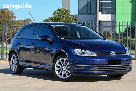 Blue 2017 Volkswagen Golf Hatchback 110 Tsi