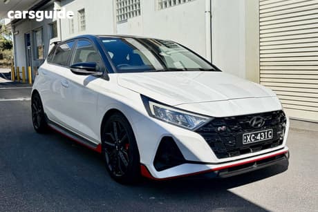 White 2021 Hyundai I20 Hatchback N Ttr