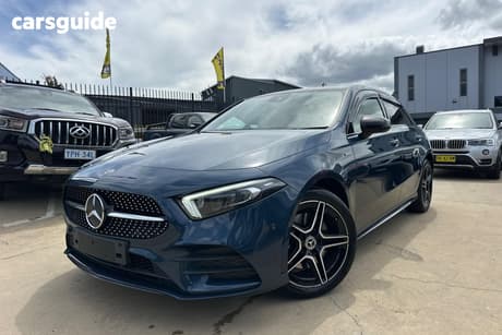 Blue 2022 Mercedes-Benz A250 Hatchback E Phev