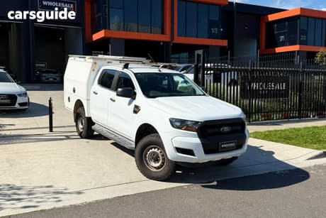 White 2017 Ford Ranger Crew Cab Chassis Xl 3.2 (4X4)