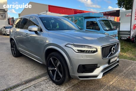 Silver 2016 Volvo XC90 Wagon T8 R-Design Hybrid