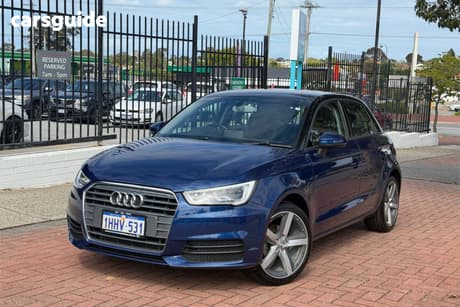 Blue 2017 Audi A1 Hatchback Sportback 1.0 Tfsi