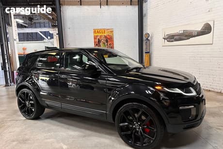 Black 2016 Land Rover Range Rover Evoque SUV TD4 180 HSE 4X4