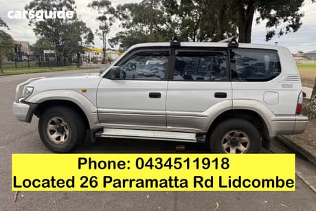 Silver 2001 Toyota Landcruiser Prado Wagon Gxl (4X4)