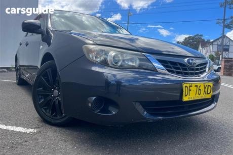 Black 2008 Subaru Impreza Hatchback R (Awd)