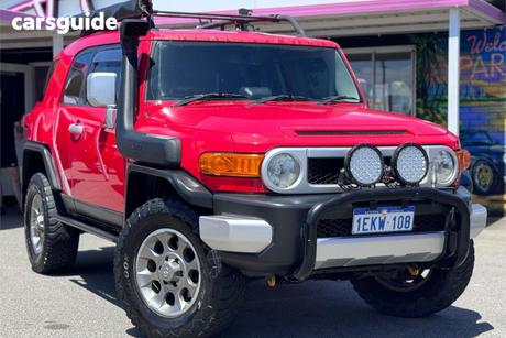 Red 2012 Toyota FJ Cruiser Wagon