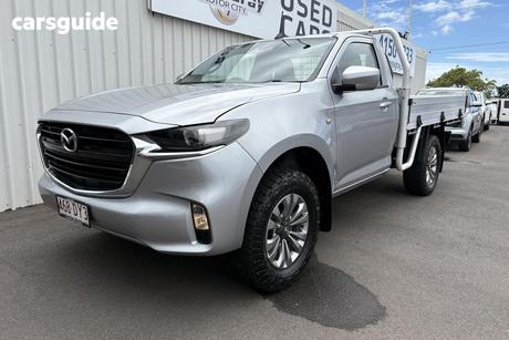 Silver 2022 Mazda BT-50 Cab Chassis Xs (4X2)
