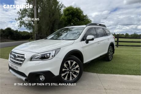 White 2015 Subaru Outback Wagon 2.5I Premium