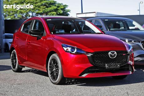 Red 2026 Mazda Mazda2 Hatchback G15 Evolve