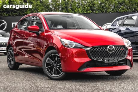 Red 2026 Mazda Mazda2 Hatchback G15 Gt