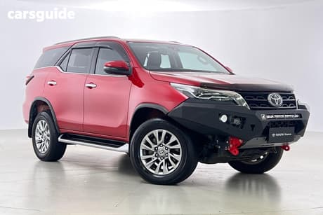 Red 2021 Toyota Fortuner Wagon Crusade