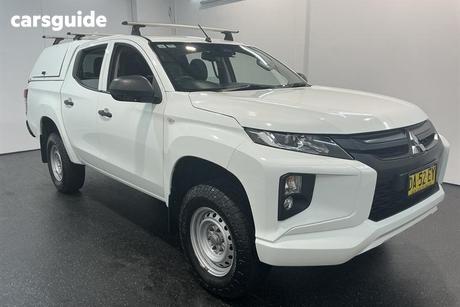 White 2020 Mitsubishi Triton Double Cab Pick Up Glx Adas (4X2)