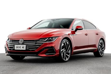 Red 2022 Volkswagen Arteon Liftback 206Tsi R-Line