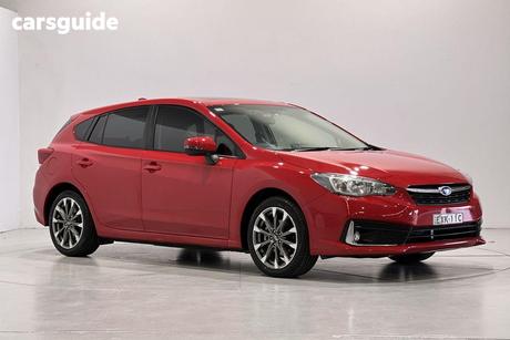 Red 2022 Subaru Impreza Hatchback 2.0I Premium (Awd)