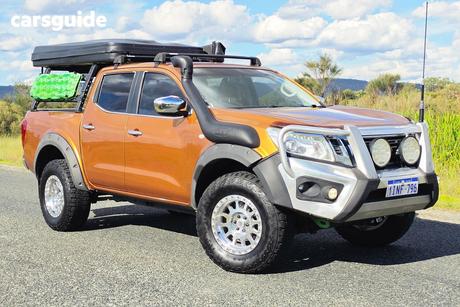 Orange 2015 Nissan Navara Dual Cab Utility St (4X2)