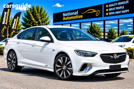 White 2019 Holden Commodore Liftback Rs