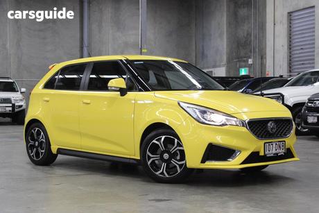 Yellow 2021 MG MG3 Hatchback Excite (With Navigation)