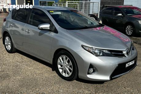 Silver 2013 Toyota Corolla Hatchback Ascent Sport