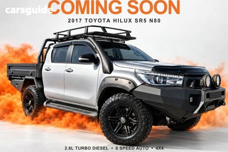 Silver 2017 Toyota Hilux Dual Cab Utility Sr5 (4X4)