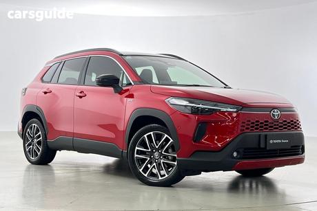 Red 2025 Toyota COROLLA CROSS HYBRID Hatch COROLLA CROSS HYBRID ATMOS AWD 2.0L AUTO CVT SUV