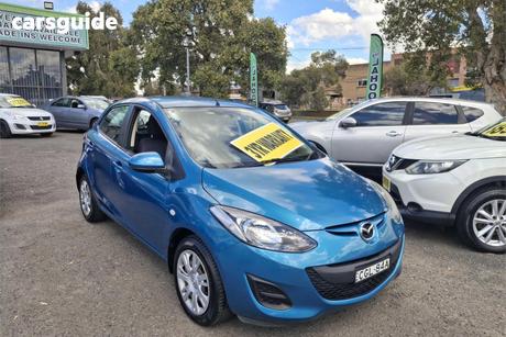 Blue 2012 Mazda 2 Hatchback Neo