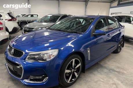 Blue 2017 Holden Commodore Sedan Sv6
