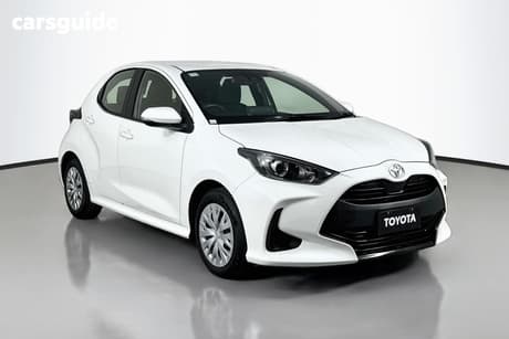 White 2021 Toyota Yaris Hatchback Ascent Sport