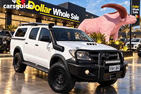 White 2008 Toyota Hilux Dual Cab Pick-up Sr5 (4X4)