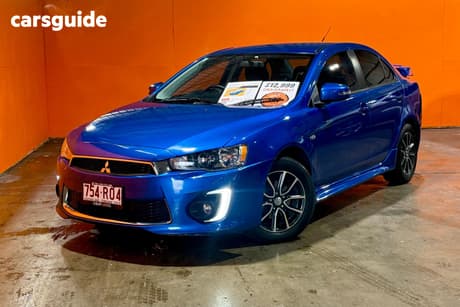 Blue 2017 Mitsubishi Lancer Sedan Es Sport