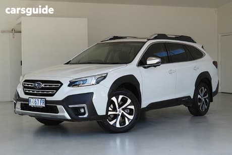White 2022 Subaru Outback Wagon Awd Touring